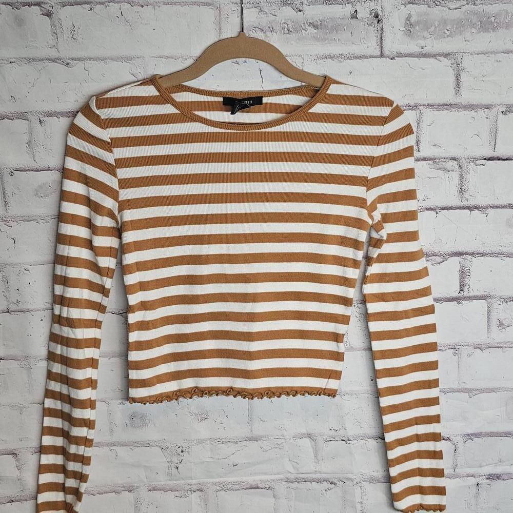 Forever 21 Striped Crop Top